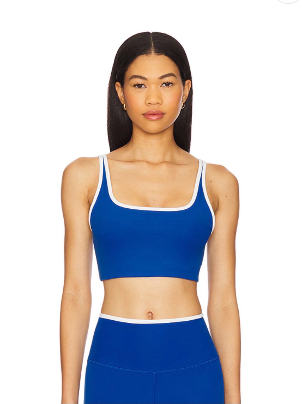Splits59 Cait Rigor Bra In Classic Blue & White